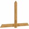 Ekena Millwork Eugene Rough Sawn Timber Gable Bracket, Western Red Cedar, 84"W x 53"H x 2"D x 6"F, 15/12 Pitch GBW084X53X0206EUG00RWR - alternate 5